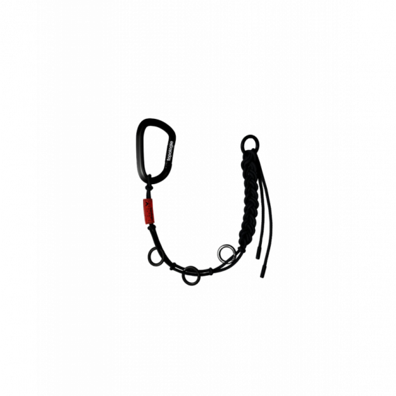 Accesorio Llavero TOPOLOGIE Braided Keychain Black