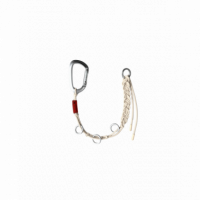 Accesorio Llavero TOPOLOGIE Braided Keychain Off White