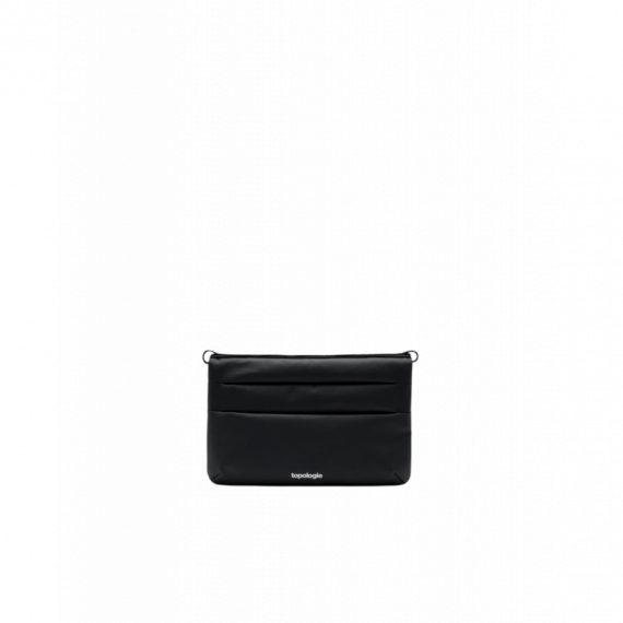 Bolsos Bolso TOPOLOGIE Flat Sacoche Small Black Dry