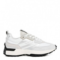 Zapatillas con detalles en ante