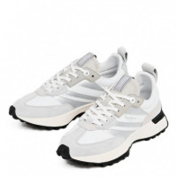 Zapatillas con detalles en ante