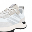 Zapatillas con detalles en ante