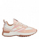 Zapatillas con detalles en ante