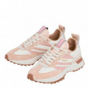 Zapatillas con detalles en ante