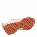 Zapatillas con detalles en ante