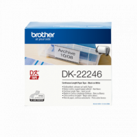 Cinta Continua BROTHER Blanco Papel Termico 103MM X 30.48M (DK22246)
