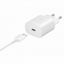 SAMSUNG CARGADOR USB-C 3A BLANCO  MAXIMO 25W