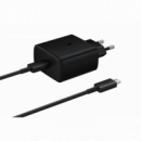 SAMSUNG CARGADOR DE PARED EP-TA845XBEGWW USB-C + CABLE NEGRO MAXIMO 45W