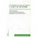 Ley General de Salud P�blica. Ley 33/2011, de 4 de octubre