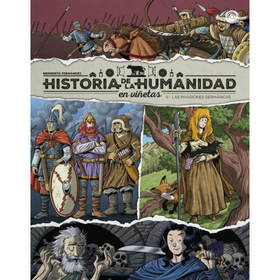HISTORIA HUMANIDAD VI�ETAS 5 LAS INVASIONES GERMANICAS