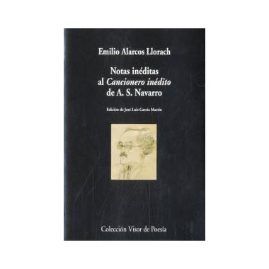 Notas in�ditas al Cancionero in�dito de A.S.Navarro