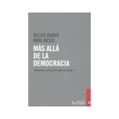 M�s all� de la democracia