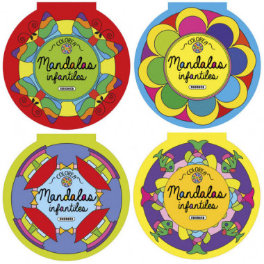 Colorea mandalas infantiles (4 t�tulos)
