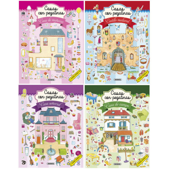 Casas con pegatinas (4 t�tulos)
