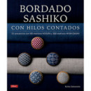 Bordado sashiko con hilos contados