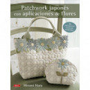 PATCHWORK JAPONES CON APLICACIONES DE FLORES