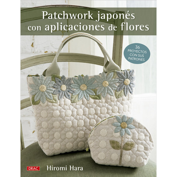 PATCHWORK JAPONES CON APLICACIONES DE FLORES