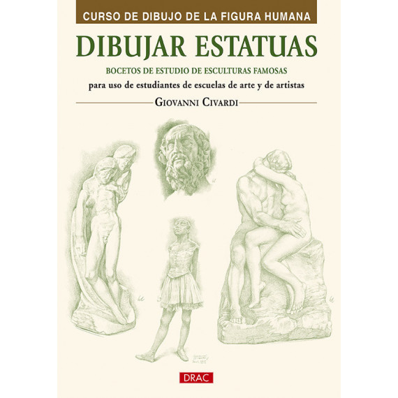 Dibujar estatuas. Bocetos de estudio de esculturas famosas