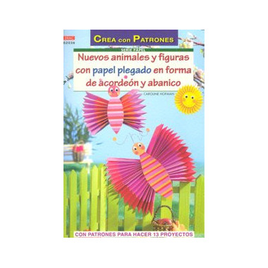 Serie Papel n� 36. NUEVOS ANIMALES Y FIGURAS CON PAPEL PLEGADO EN FORMA DE ACORDE�N Y ABANICO