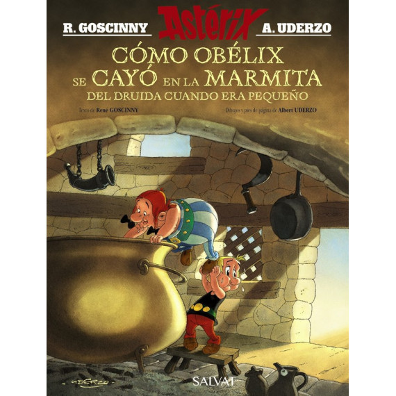 C�mo Ob�lix se cay� en la marmita del druida cuando era peque�o