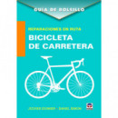 Reparaciones en ruta. Bicicleta de carretera