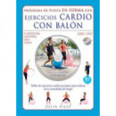 EJERCICIOS CARDIO CON BAL�N.LIBRO Y DVD
