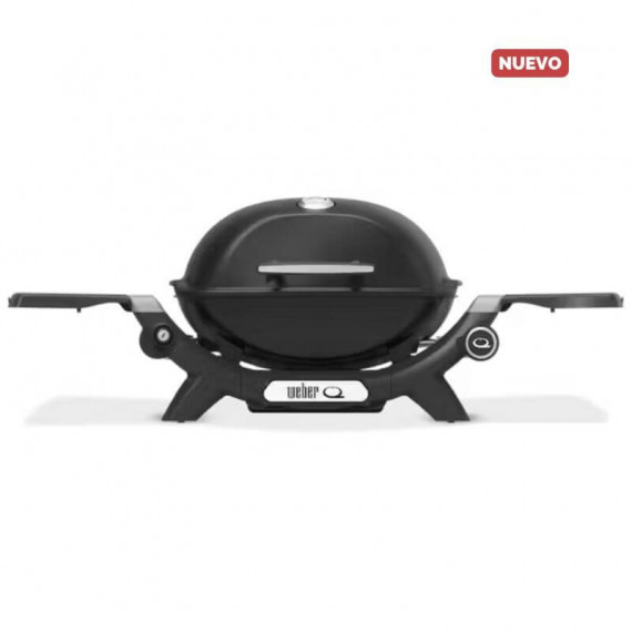 Barbacoa de gas Weber® Q 1200N con mesas laterales