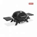 Barbacoa de gas Weber® Q 1200N con mesas laterales