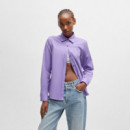 HUGO Blusa Regular Fit Violeta 50496339-549