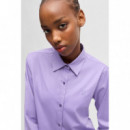 HUGO Blusa Regular Fit Violeta 50496339-549