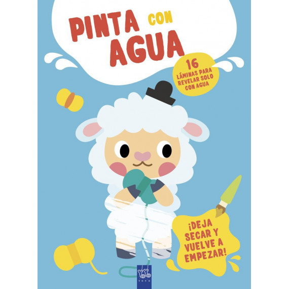 PINTA CON AGUA. OVEJA