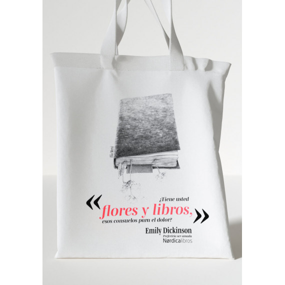 BOLSA FLORES Y LIBROS