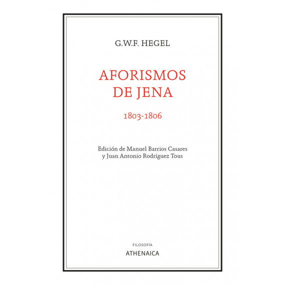 Aforismos de Jena (1803-1806)