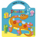PINTA Y PEGA - DINOLAND 3