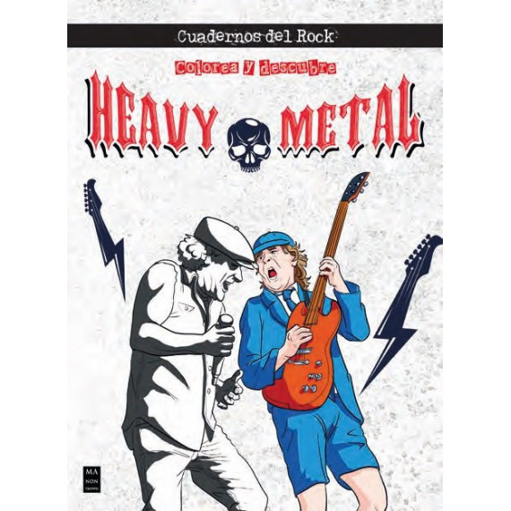 Colorea y descubre - Heavy Metal