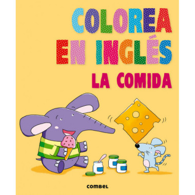 Colorea en ingl�s. La comida