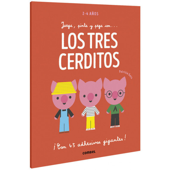 Juega, pinta y pega con... Los tres cerditos