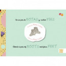 DE UN PAR DE BOTAS Y CUATRO PIES