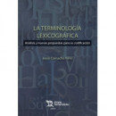 TERMINOLOGIA LEXICOGRAFICA ANALISIS Y NUEVAS PROPUESTAS PARA
