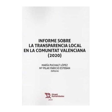 INFORME SOBRE TRANSPARENCIA LOCAL EN COMUNI.VALENCIANA 2020