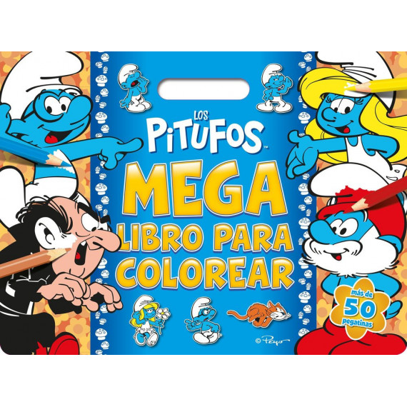 Los Pitufos. Megalibro para colorear