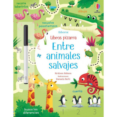 ENTRE ANIMALES SALVAJES LIBROS PIZARRA