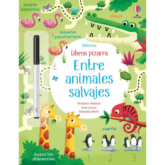 ENTRE ANIMALES SALVAJES LIBROS PIZARRA