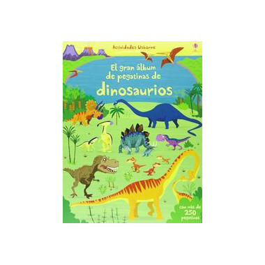 Gran album de pegatinas de dinosaurios