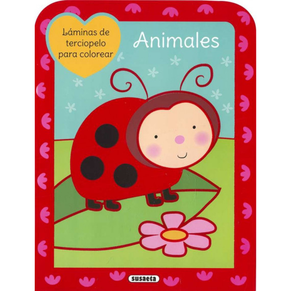 ANIMALES LAMINAS TERCIOPELO COLOREAR