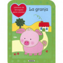 LAMINAS TERCIOPELO PARA COLOREAR LA GRANJA