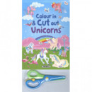 COLOUR IN & CUT OUT UNICORNS