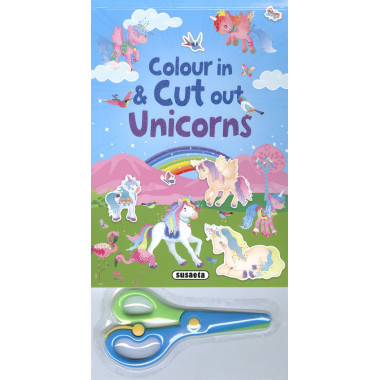COLOUR IN & CUT OUT UNICORNS