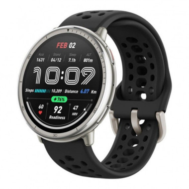 AMAZFIT SMARTWATCH ACTIVE 2 CORREA SILICONA NEGRO