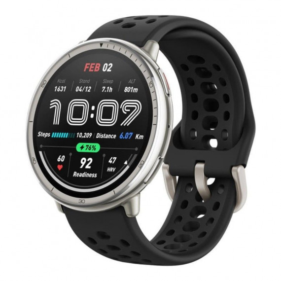 AMAZFIT SMARTWATCH ACTIVE 2 CORREA SILICONA NEGRO